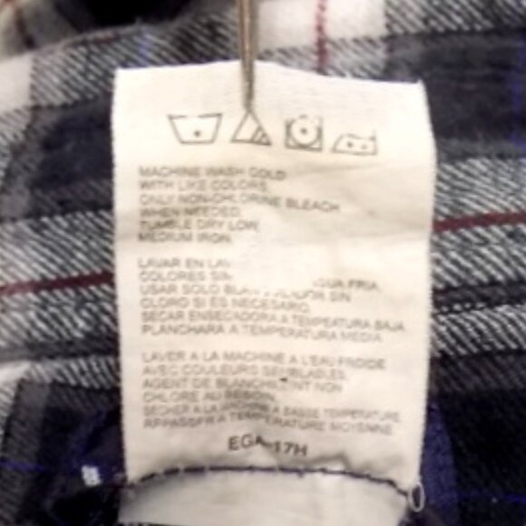 Wrangler Men’s Western Black White Plaid Pearl Snap Flannel - Size: Medium - Picture 10 of 10